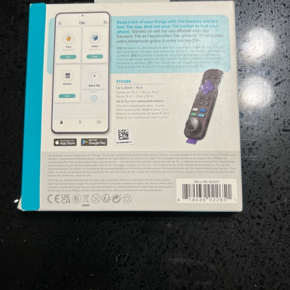 Tile trackers